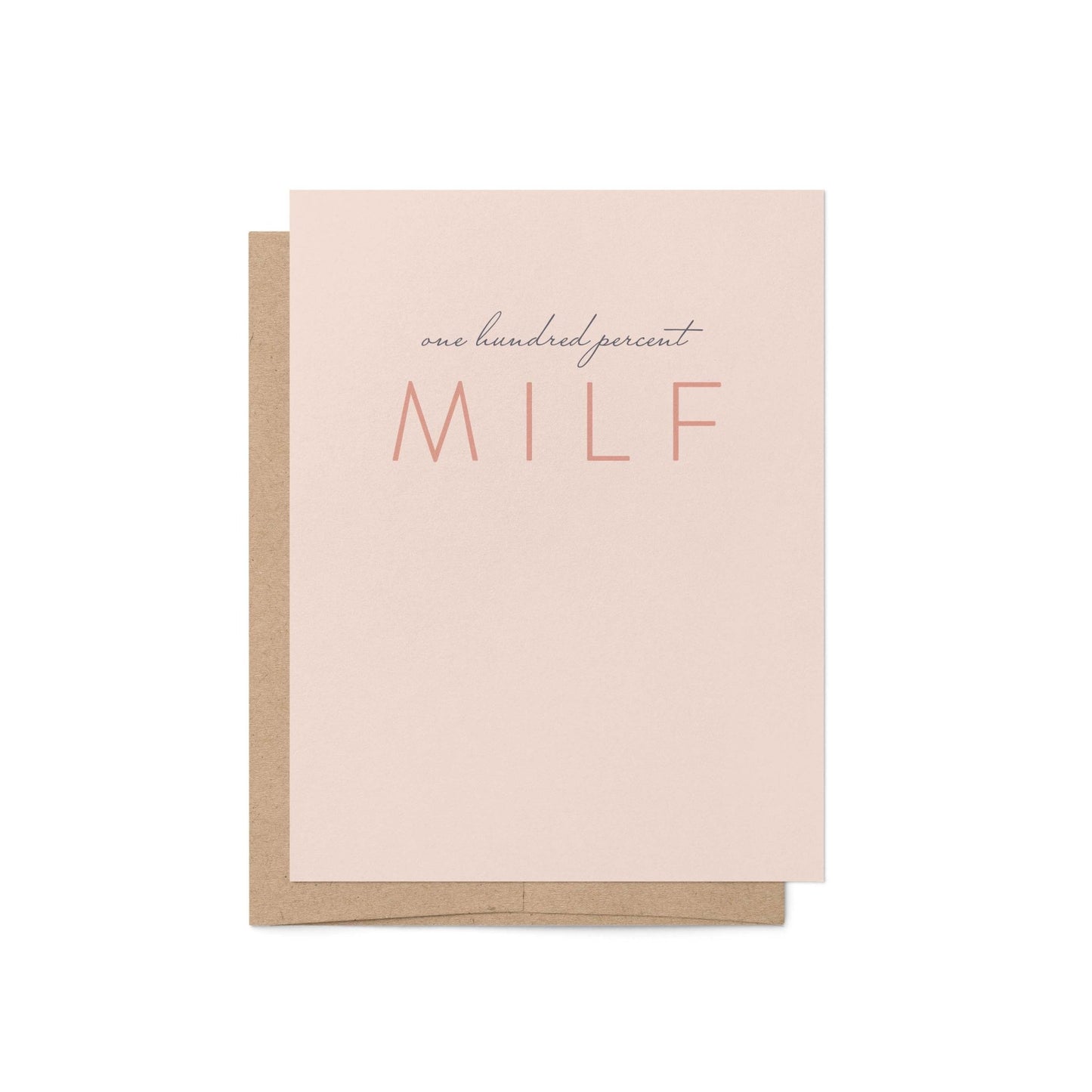 100% MILF Greeting Card - Blú Rose