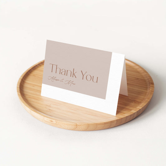 Chic & Sweet Personalized Thank You Cards
