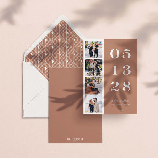 The Photo Strip Save the Date