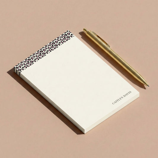 Leopard Personalized Notepad