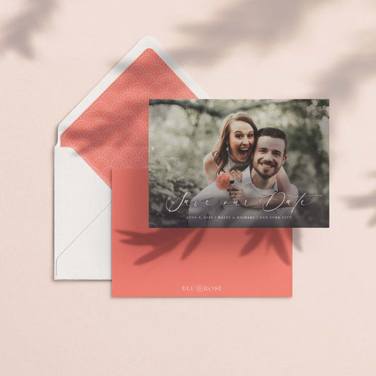 The Romantic Script Save the Date