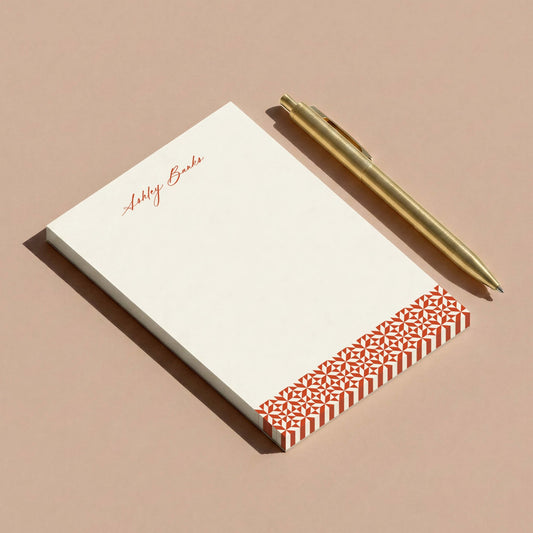 Ashley Pattern Notepad - Blú Rose