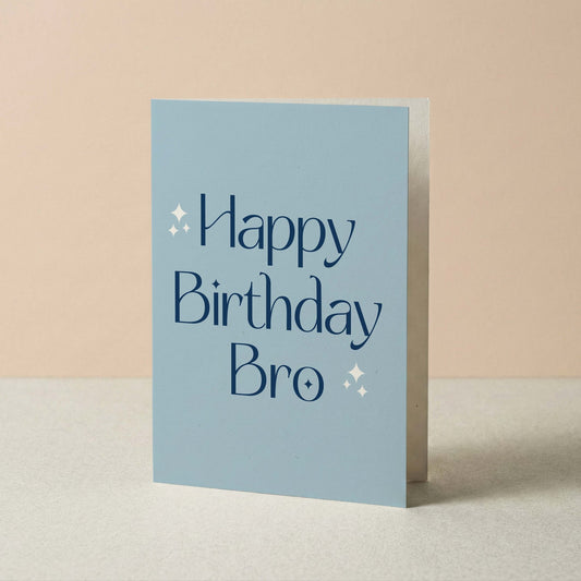Birthday Bro Greeting Card - Blú Rose