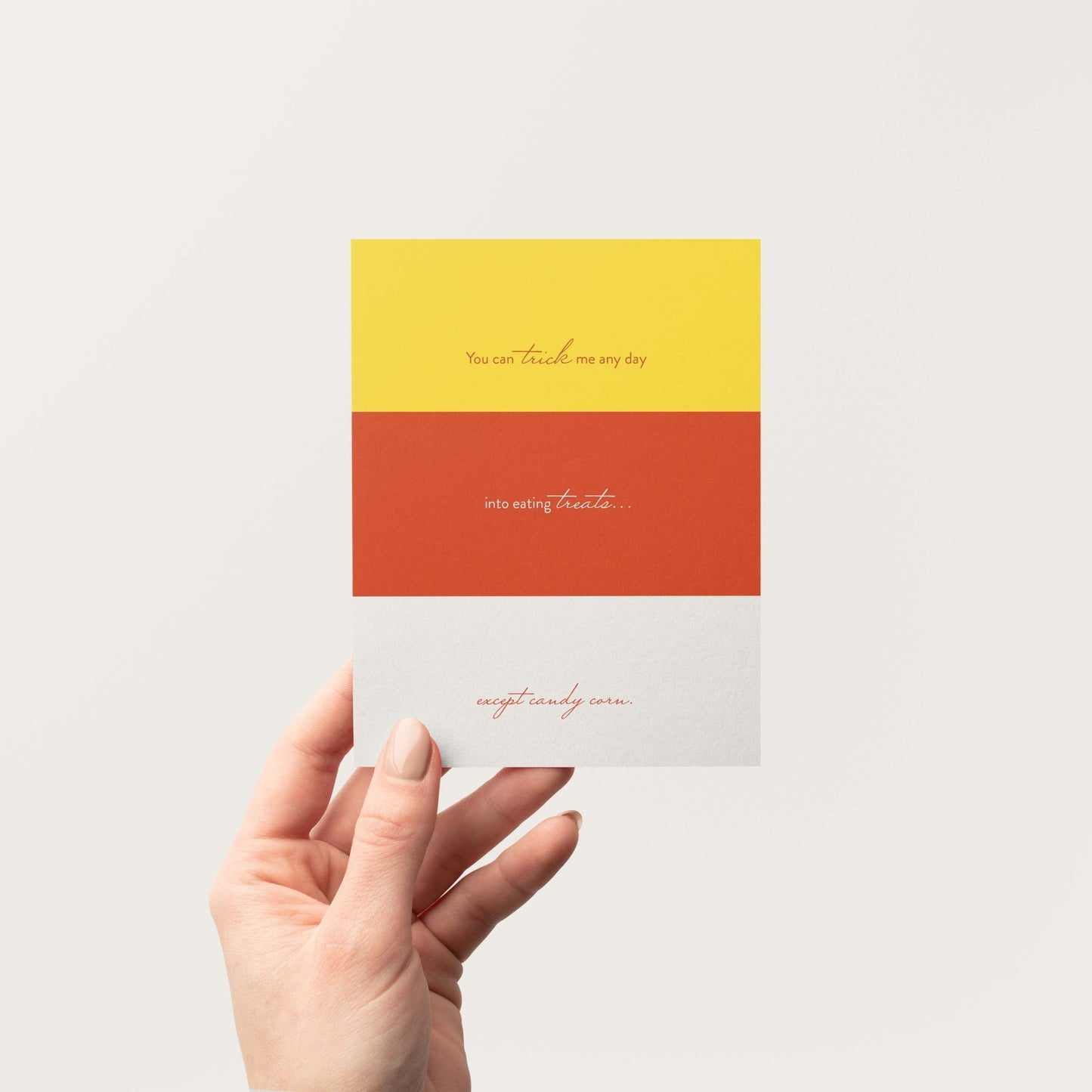 Candy Corn Greeting Card - Blú Rose