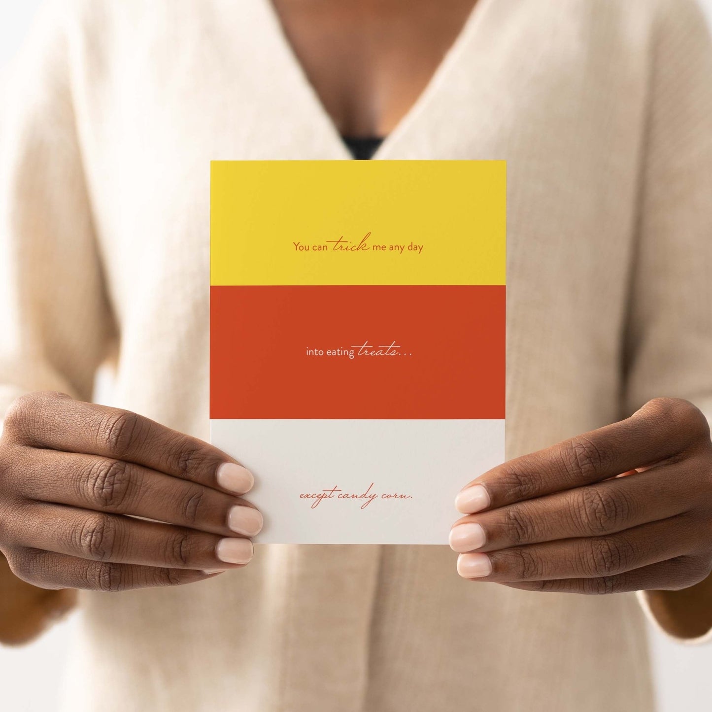 Candy Corn Greeting Card - Blú Rose