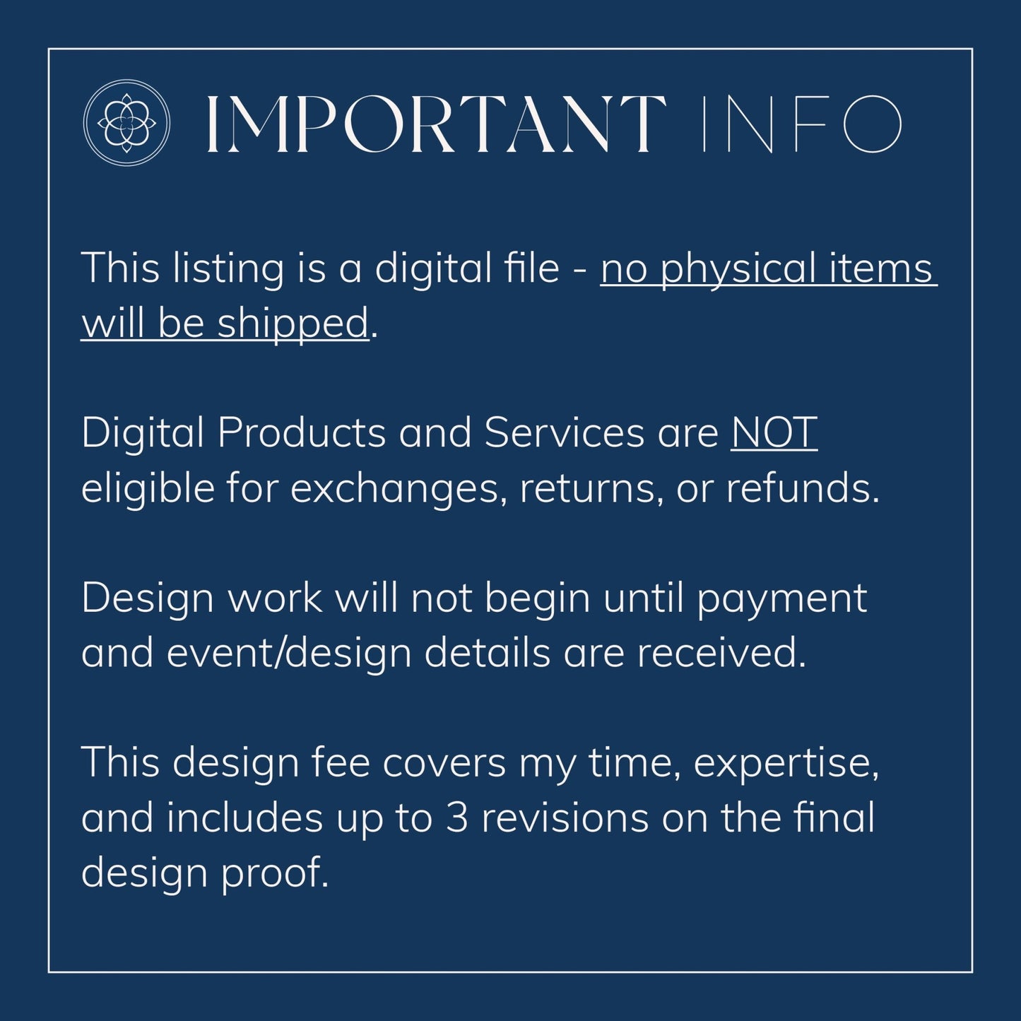 Custom Design Fee - Blú Rose