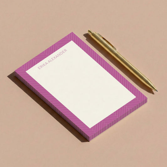 Erika Pattern Notepad - Blú Rose