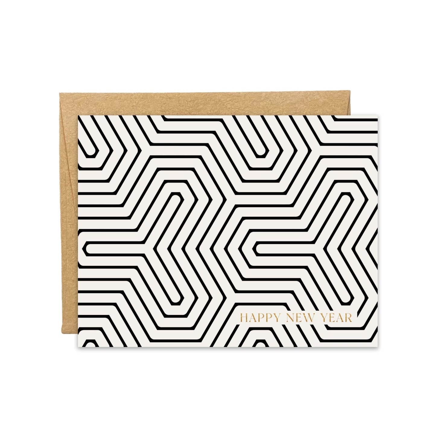 Geometric New Year Card - Blú Rose