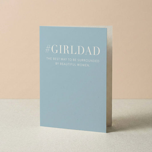 GIRLDAD Greeting Card - Blú Rose