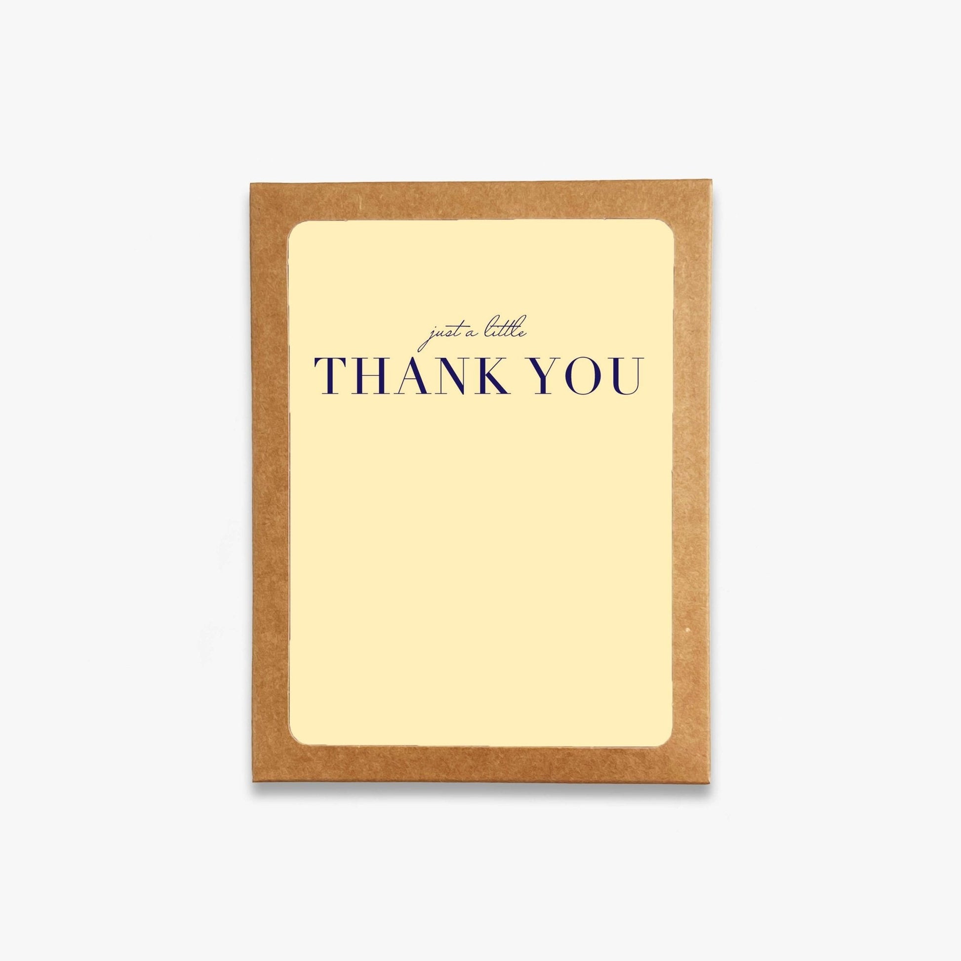 Just a Little Thank You Card - BlĂș Rose