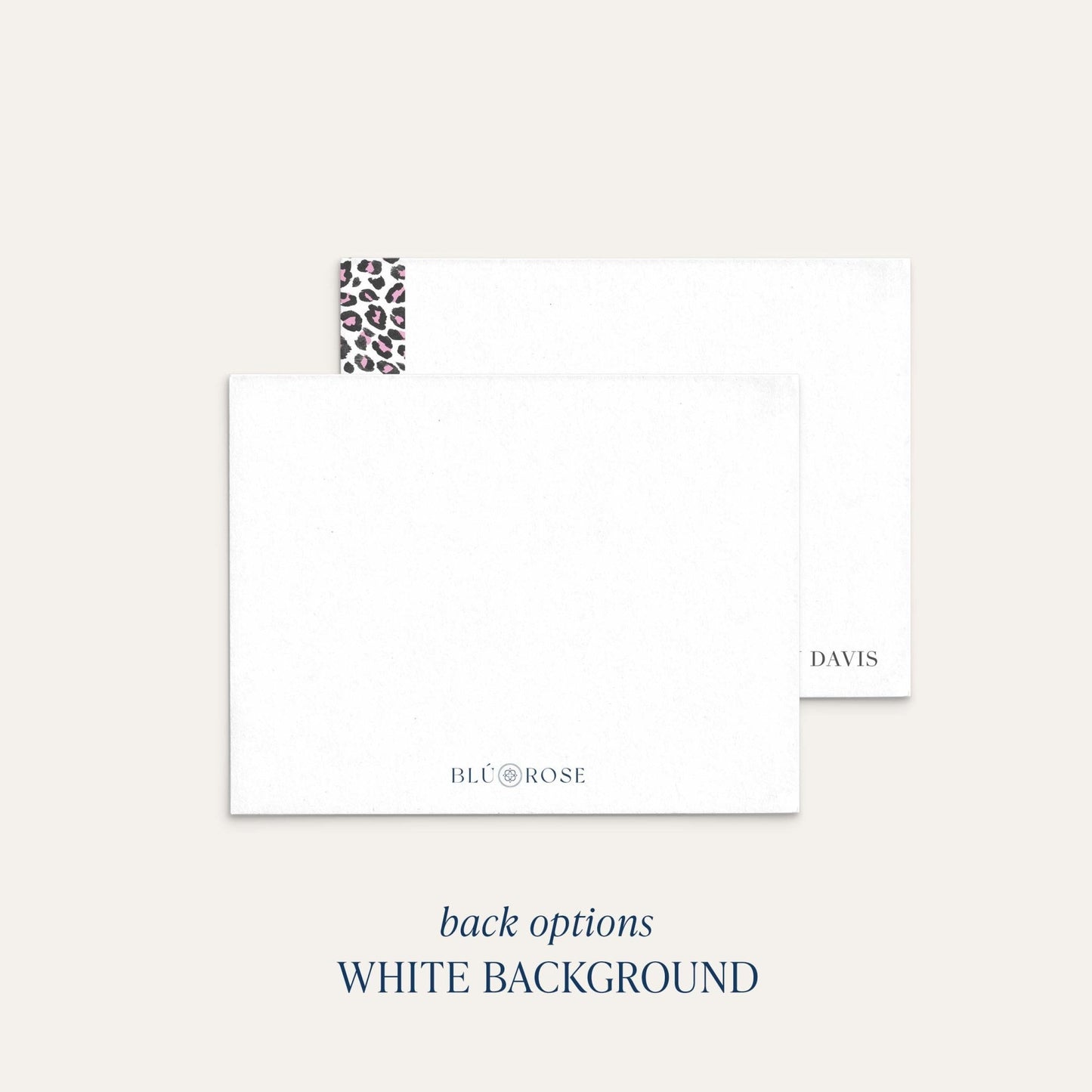 Leopard Notecards - Blú Rose