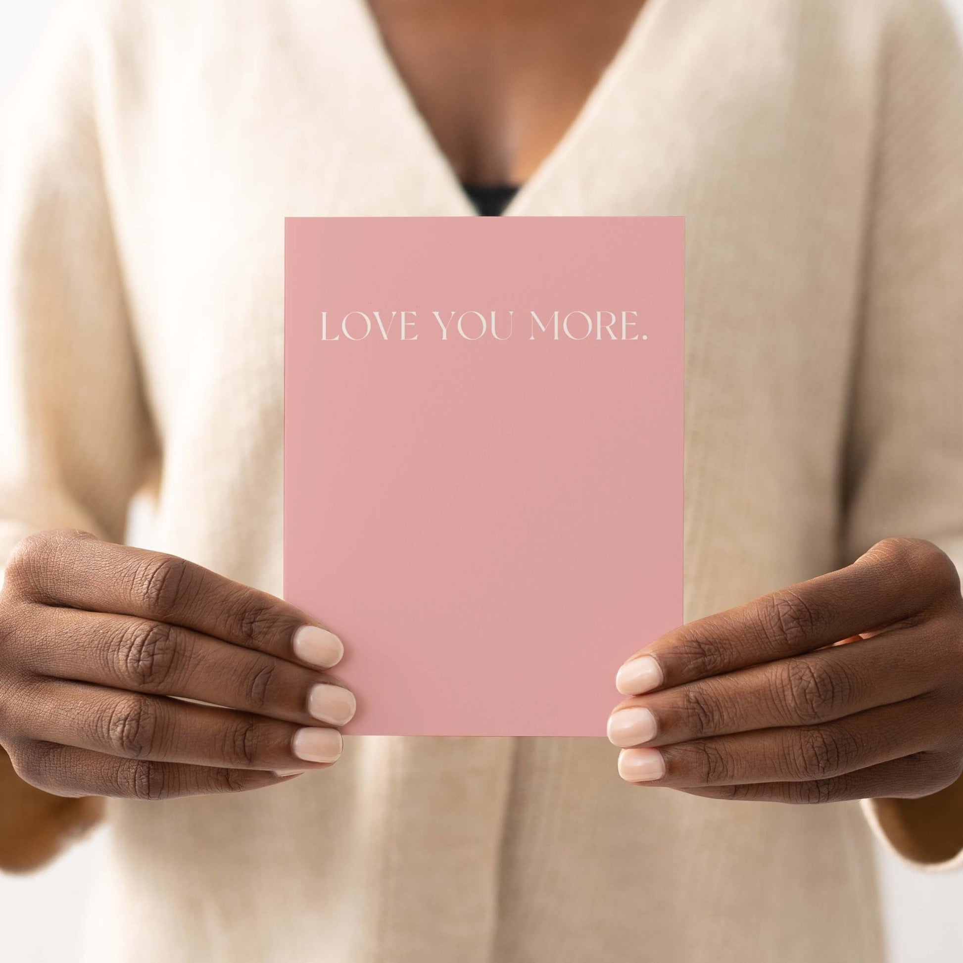 Love You More Greeting Card - Blú Rose