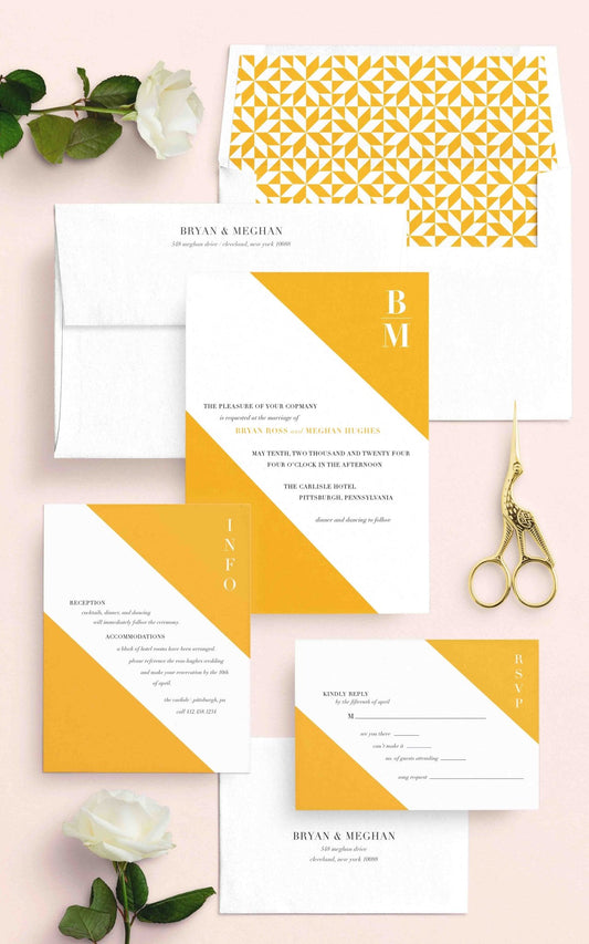 Meghan Wedding Invitations - Blú Rose