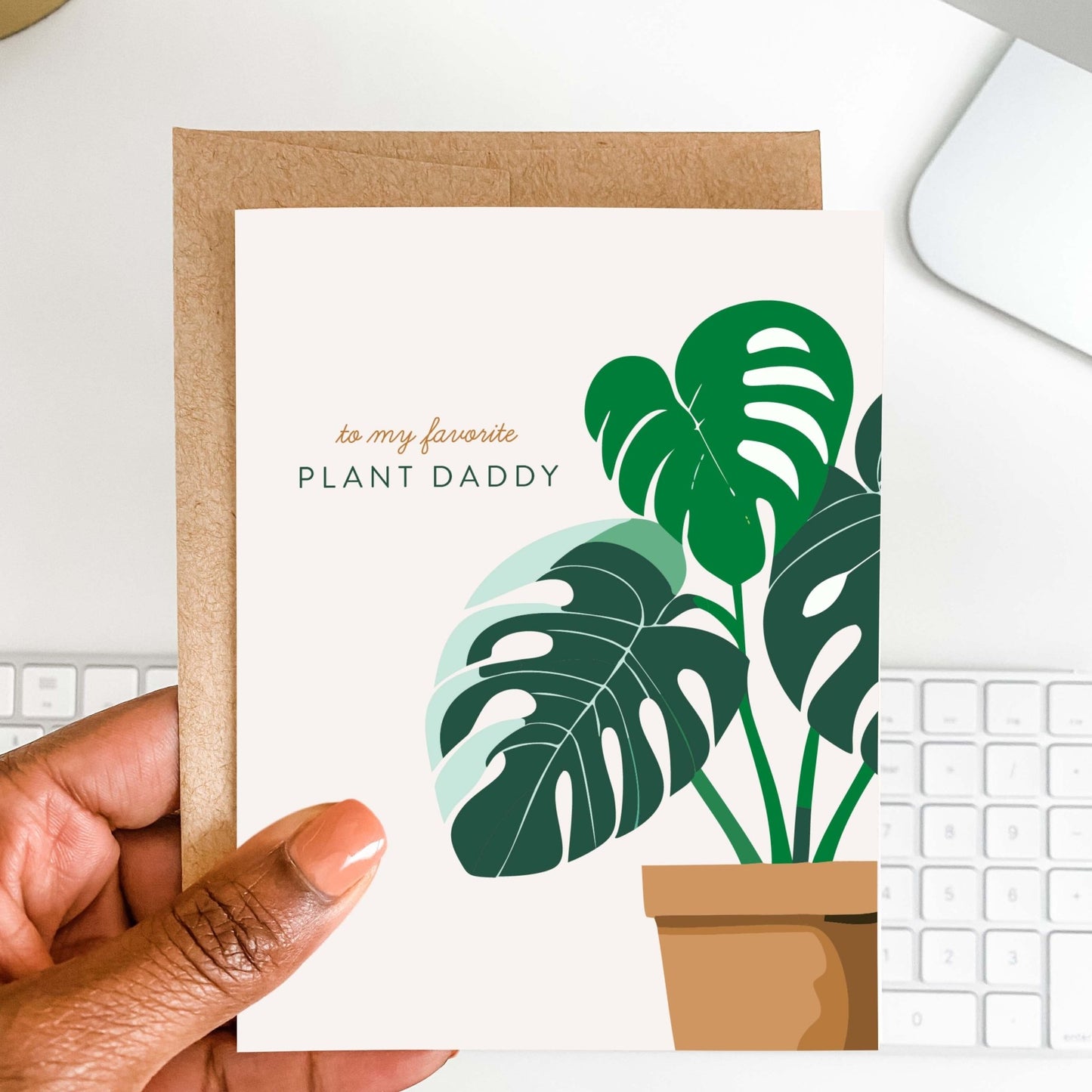 Plant Daddy Greeting Card - Blú Rose