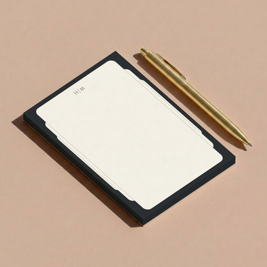 Retro Frame Personalized Notepad - Blú Rose