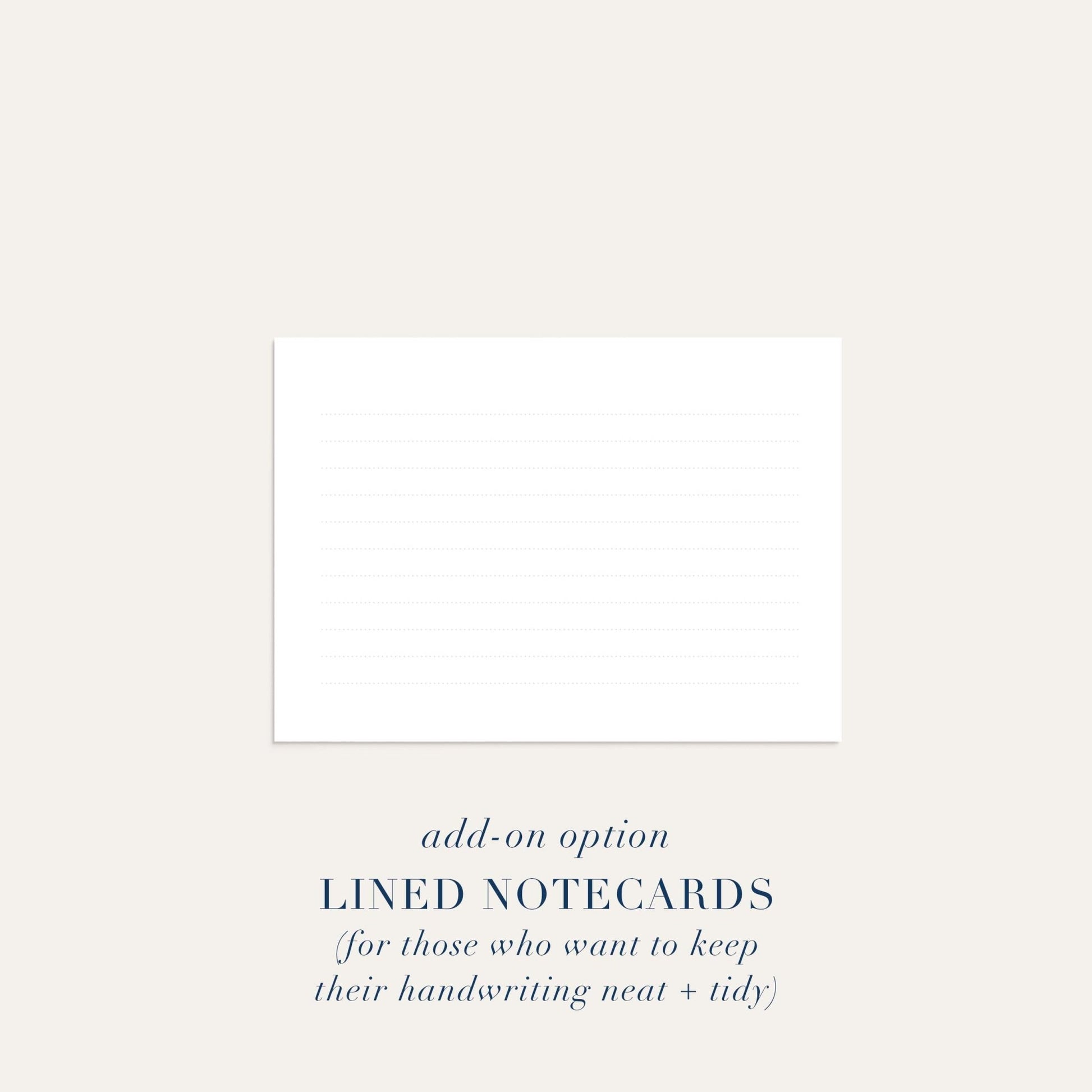 Skinny Border Notecards - Blú Rose