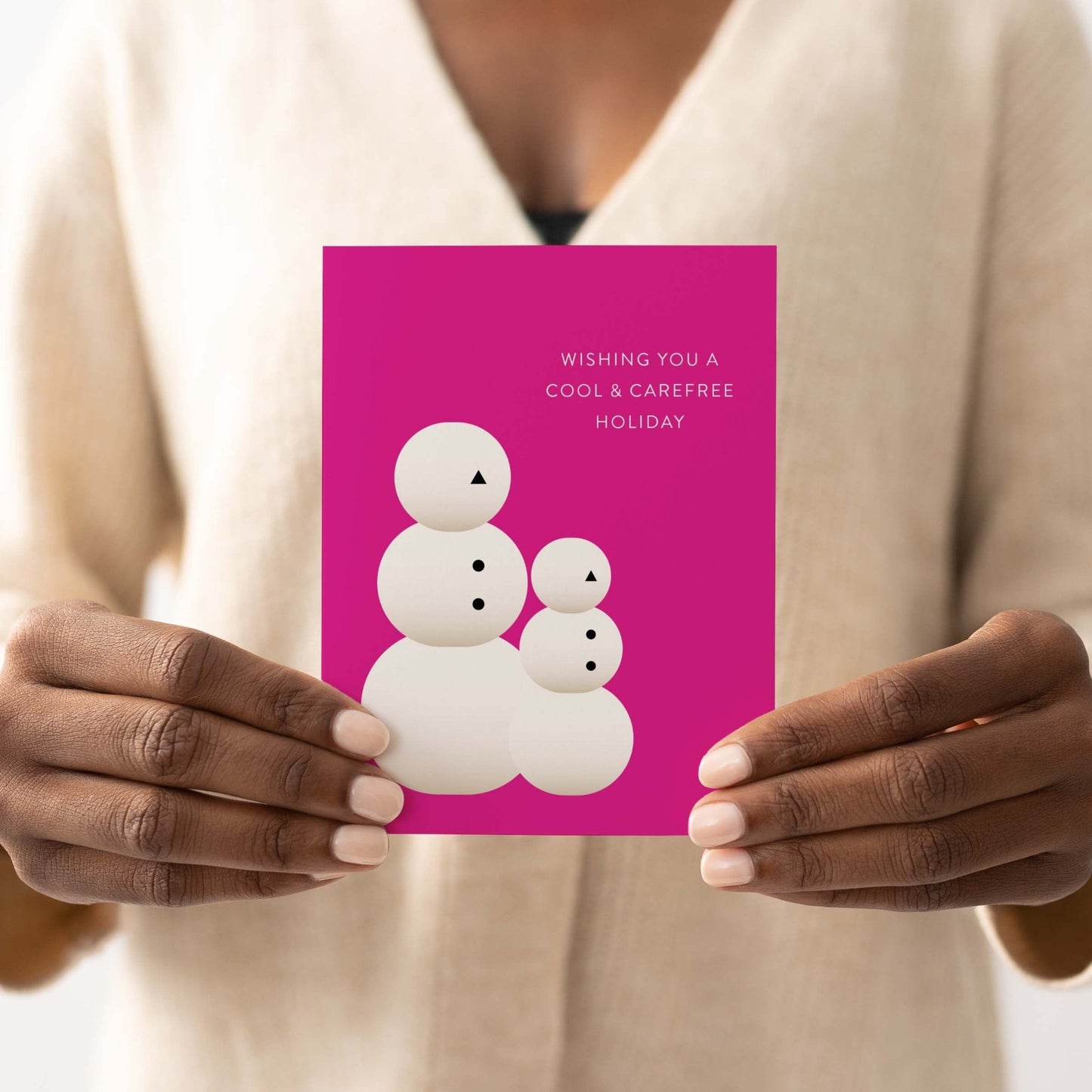 Snow People Greeting Card - Blú Rose