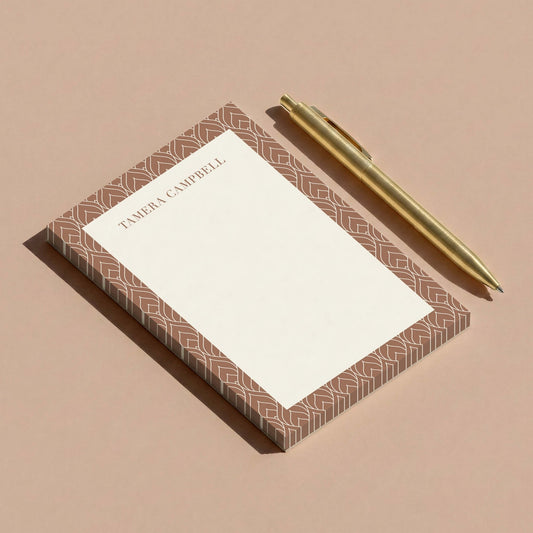 Tamera Pattern Personalized Notepad - Blú Rose