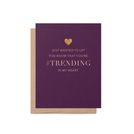 TRENDING Love Greeting Card - Blú Rose