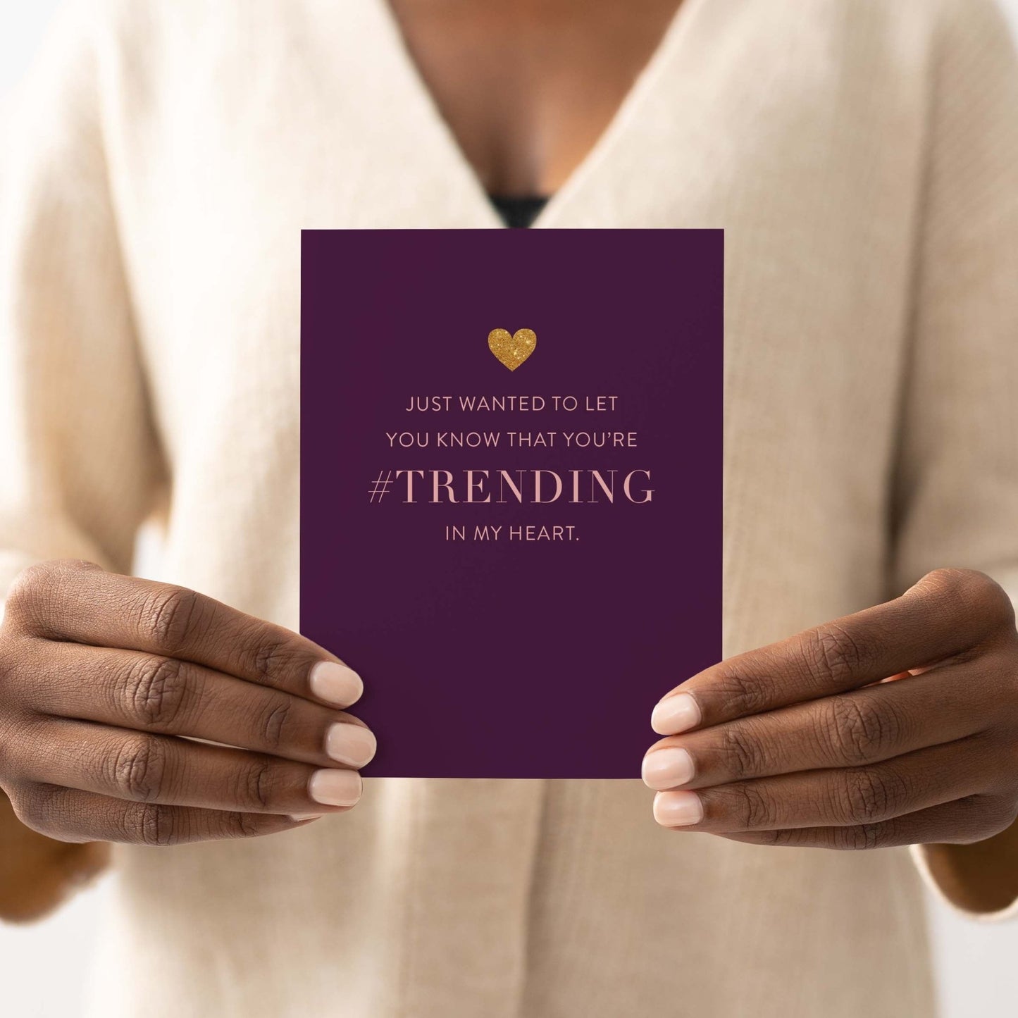 TRENDING Love Greeting Card - Blú Rose