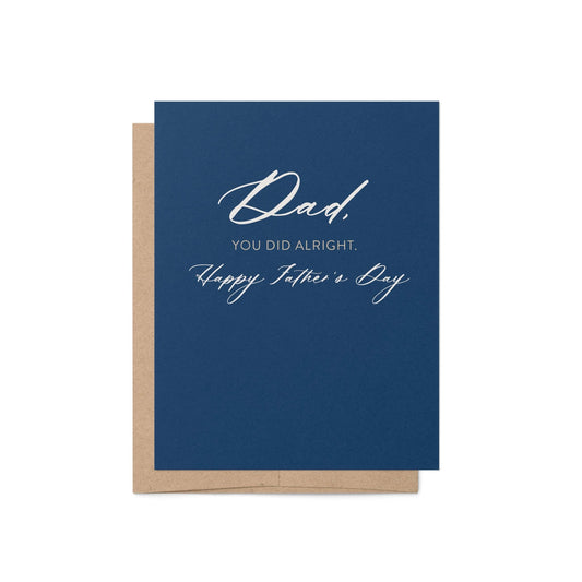 You Did Alright Greeting Card - Blú Rose