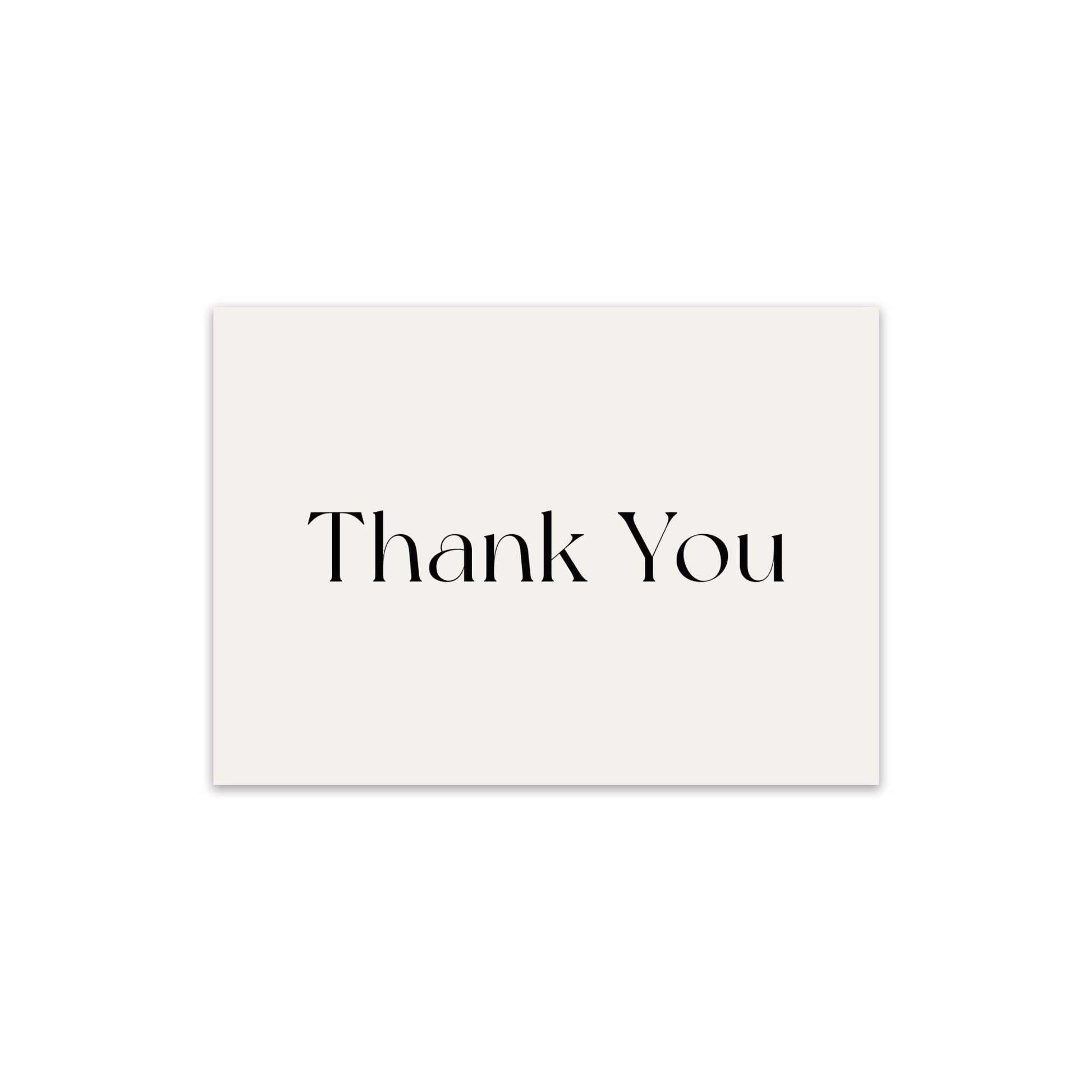 Amber Chic Thank You Card - Blú Rose