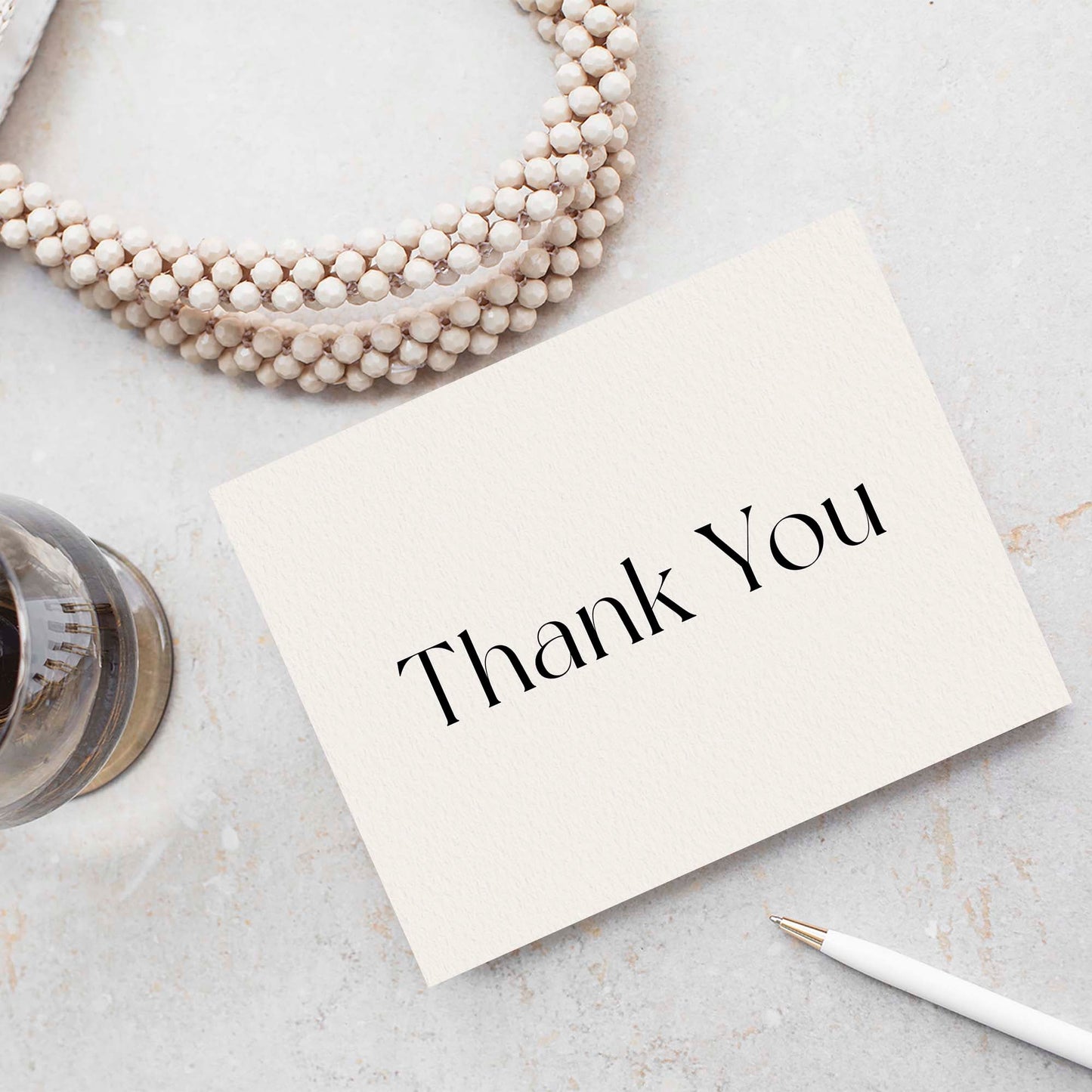 Amber Chic Thank You Card - Blú Rose