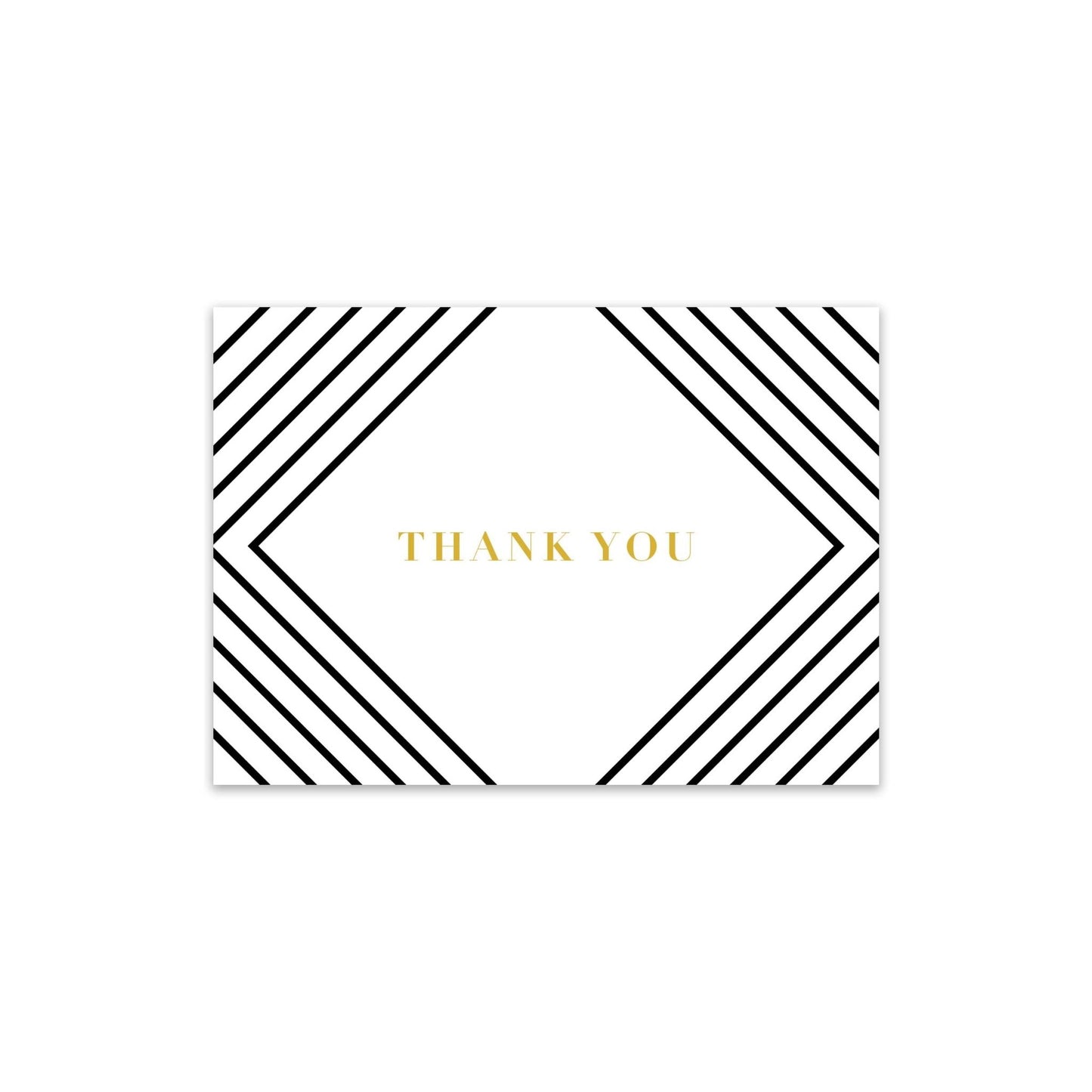 Art Deco Thank You Card - Blú Rose
