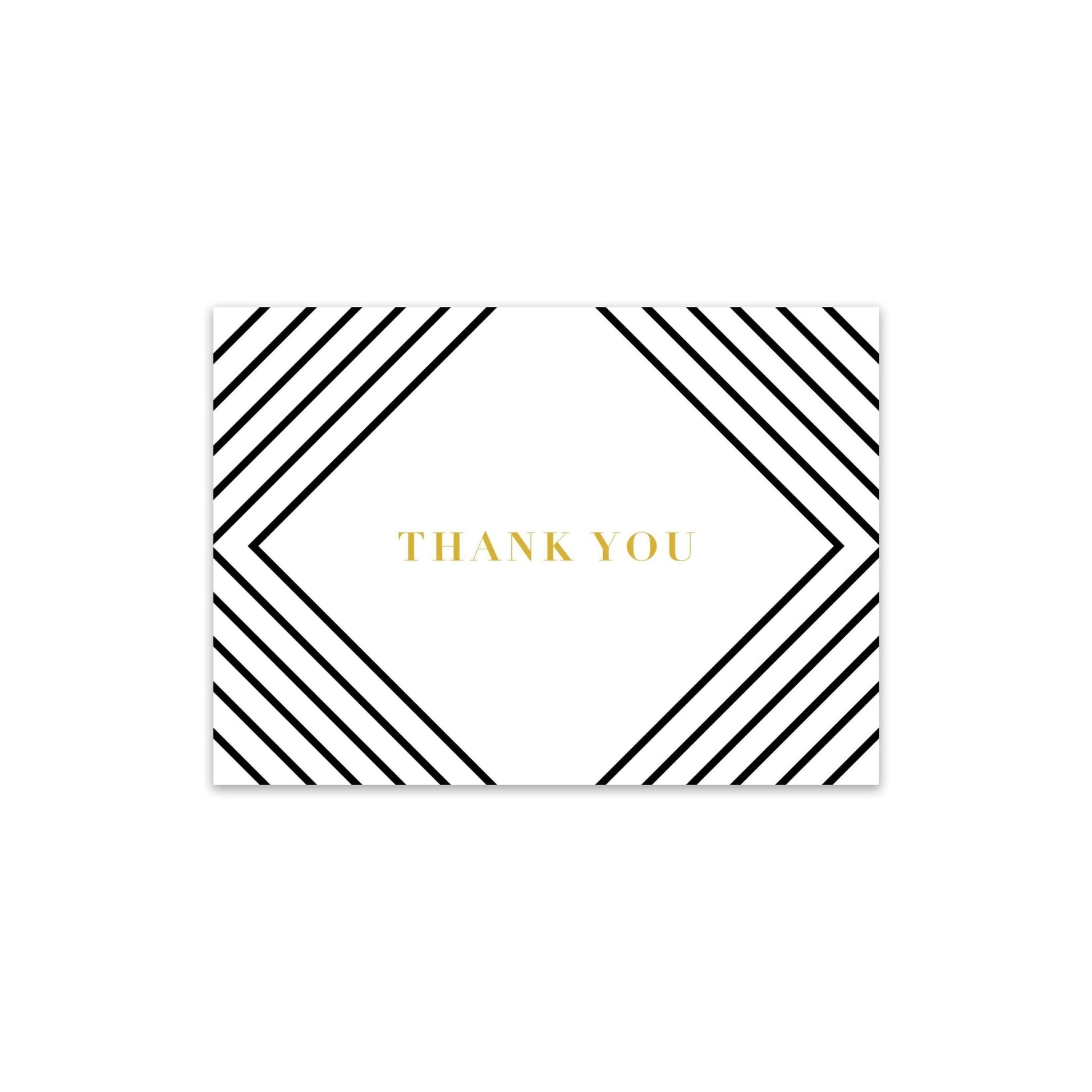 Art Deco Thank You Card - Blú Rose