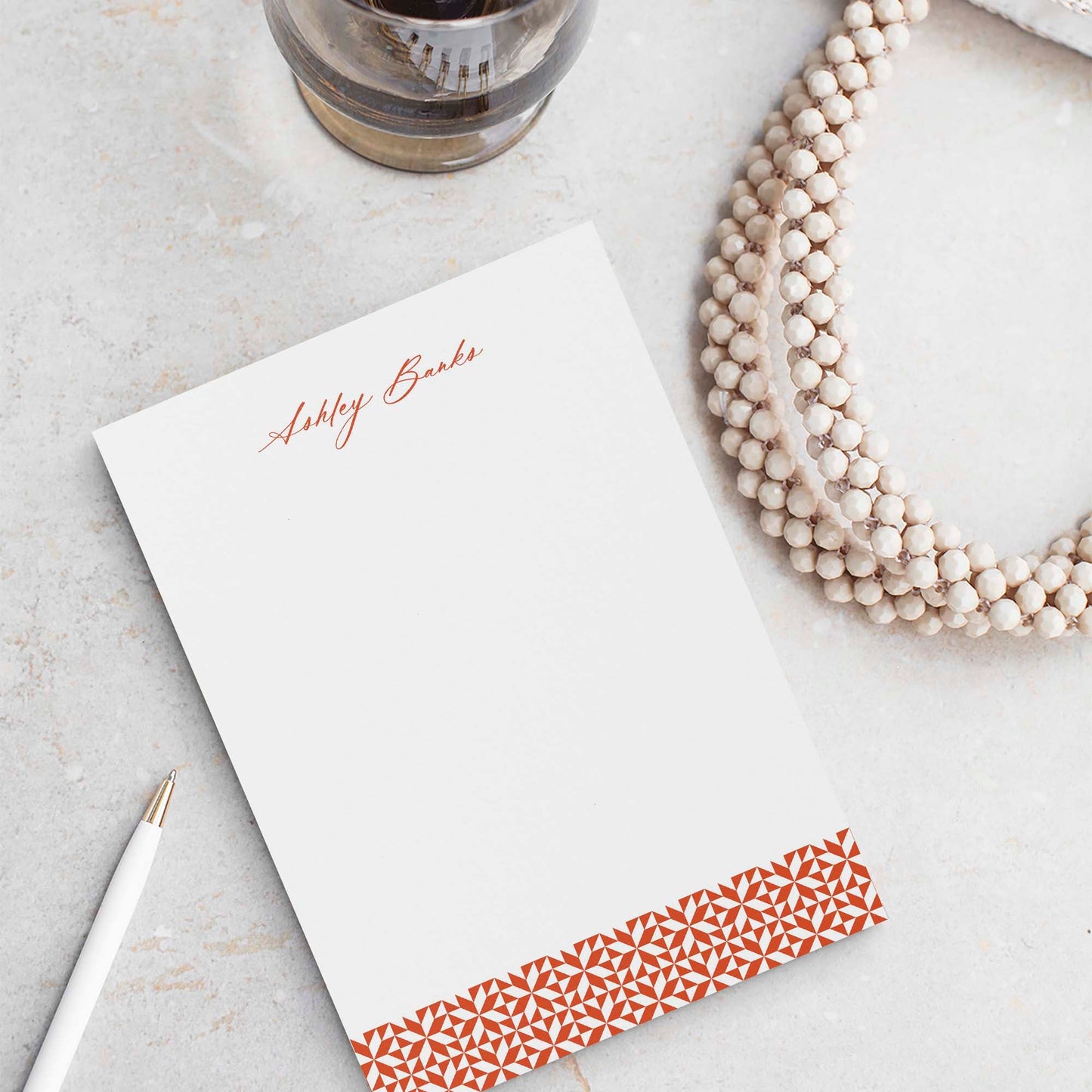 Ashley Pattern Notepad - Blú Rose