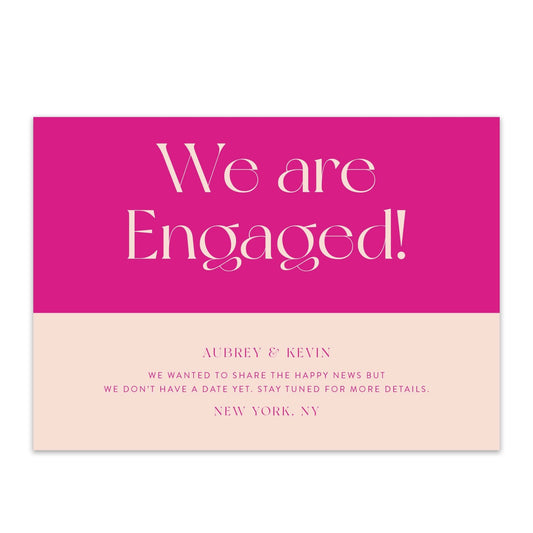 Aubrey Engagement Cards - Blú Rose