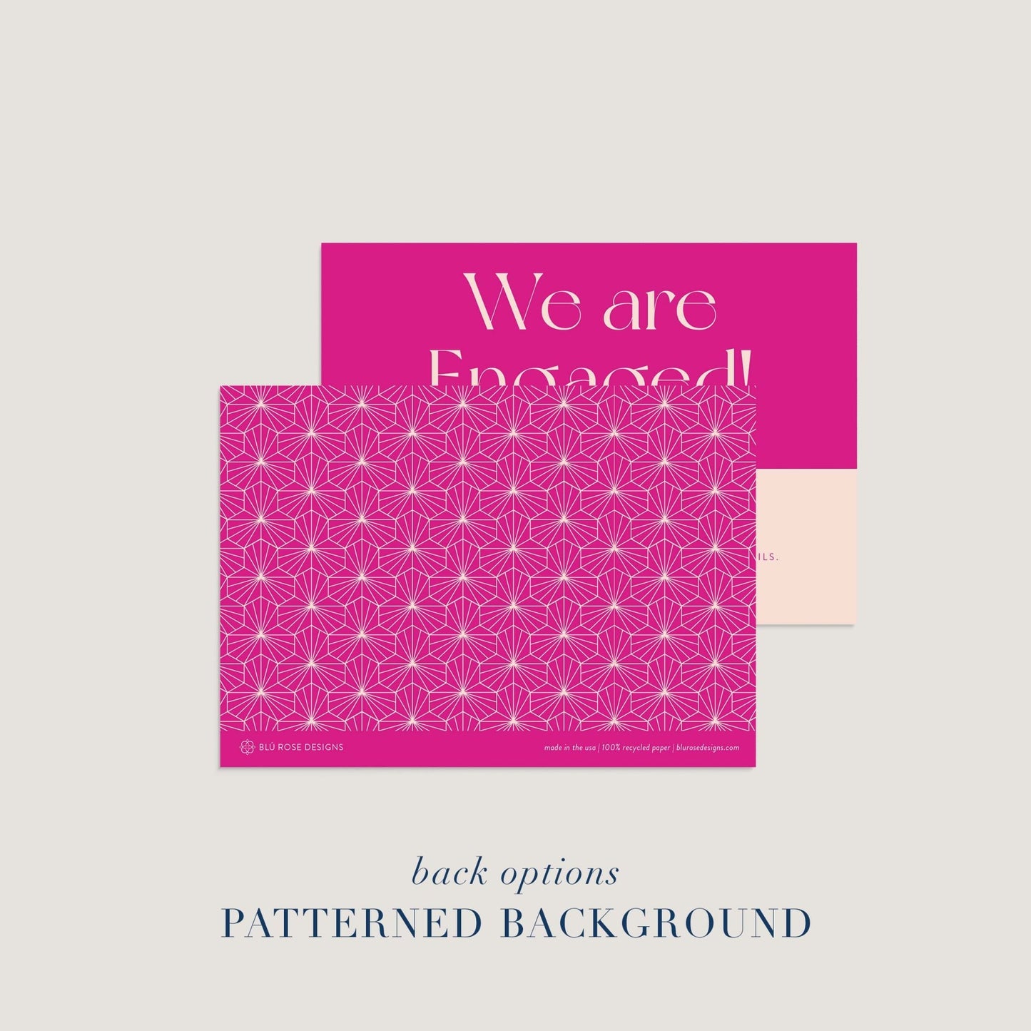 Aubrey Engagement Cards - Blú Rose