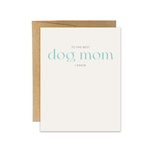 Best Dog Mom Card - Blú Rose