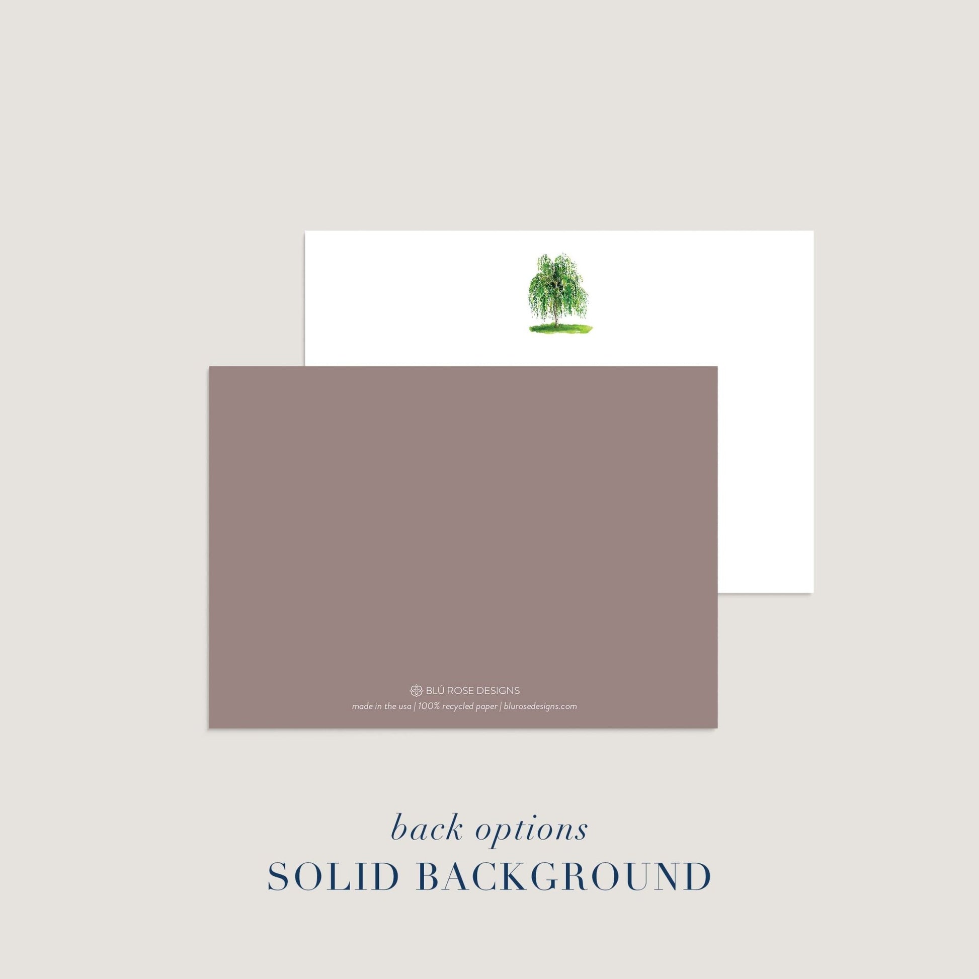 Birch Notepad + Notecard Set - Blú Rose
