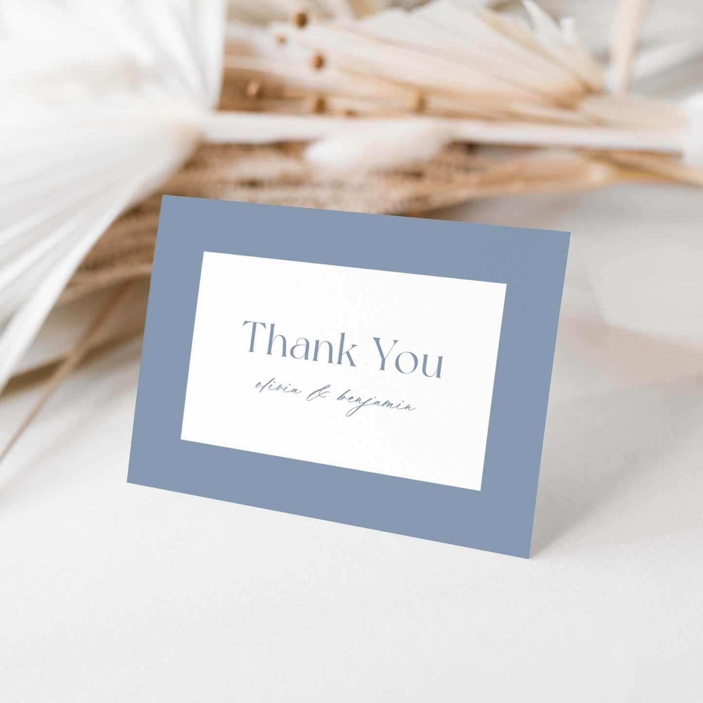 Bold Border Thank You Card - Blú Rose