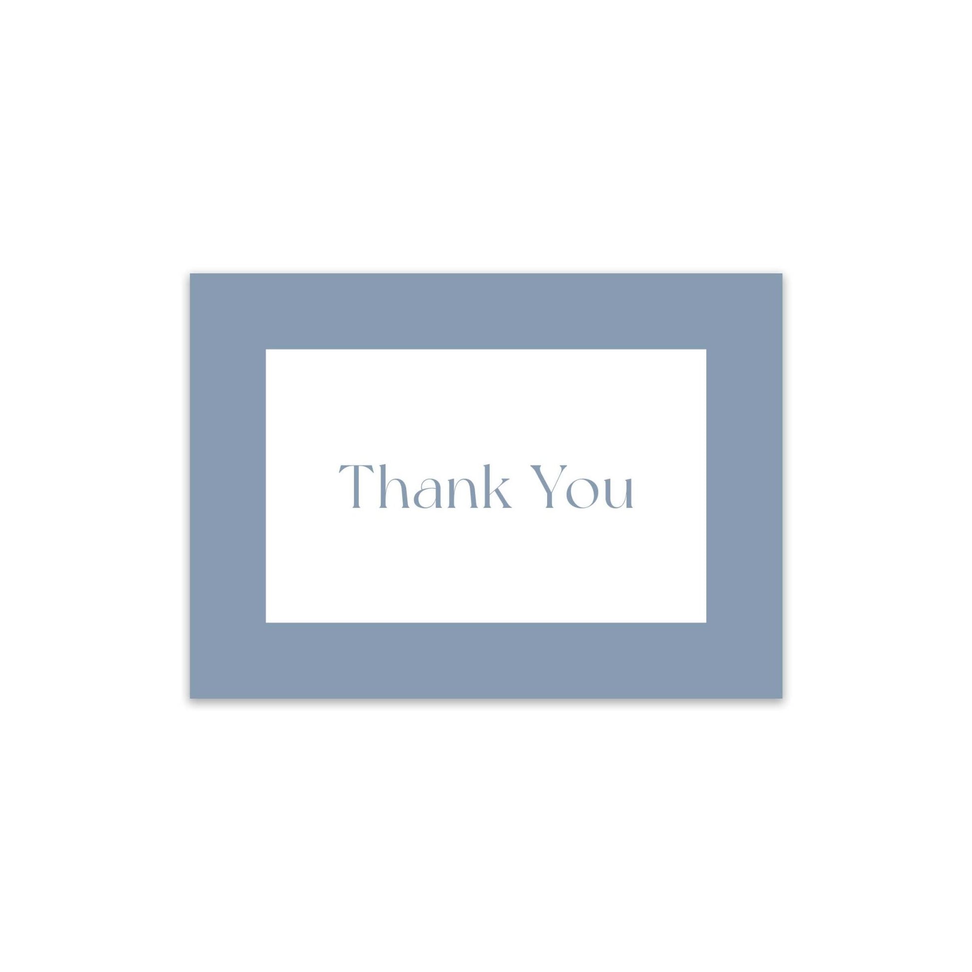 Bold Border Thank You Card - Blú Rose