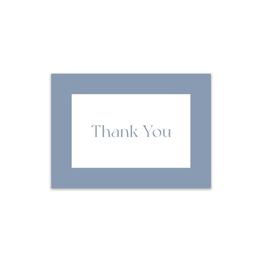 Bold Border Thank You Card - Blú Rose