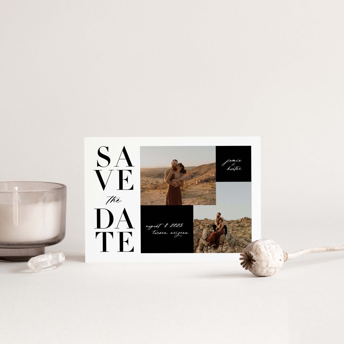 Bold News Save the Dates - Blú Rose