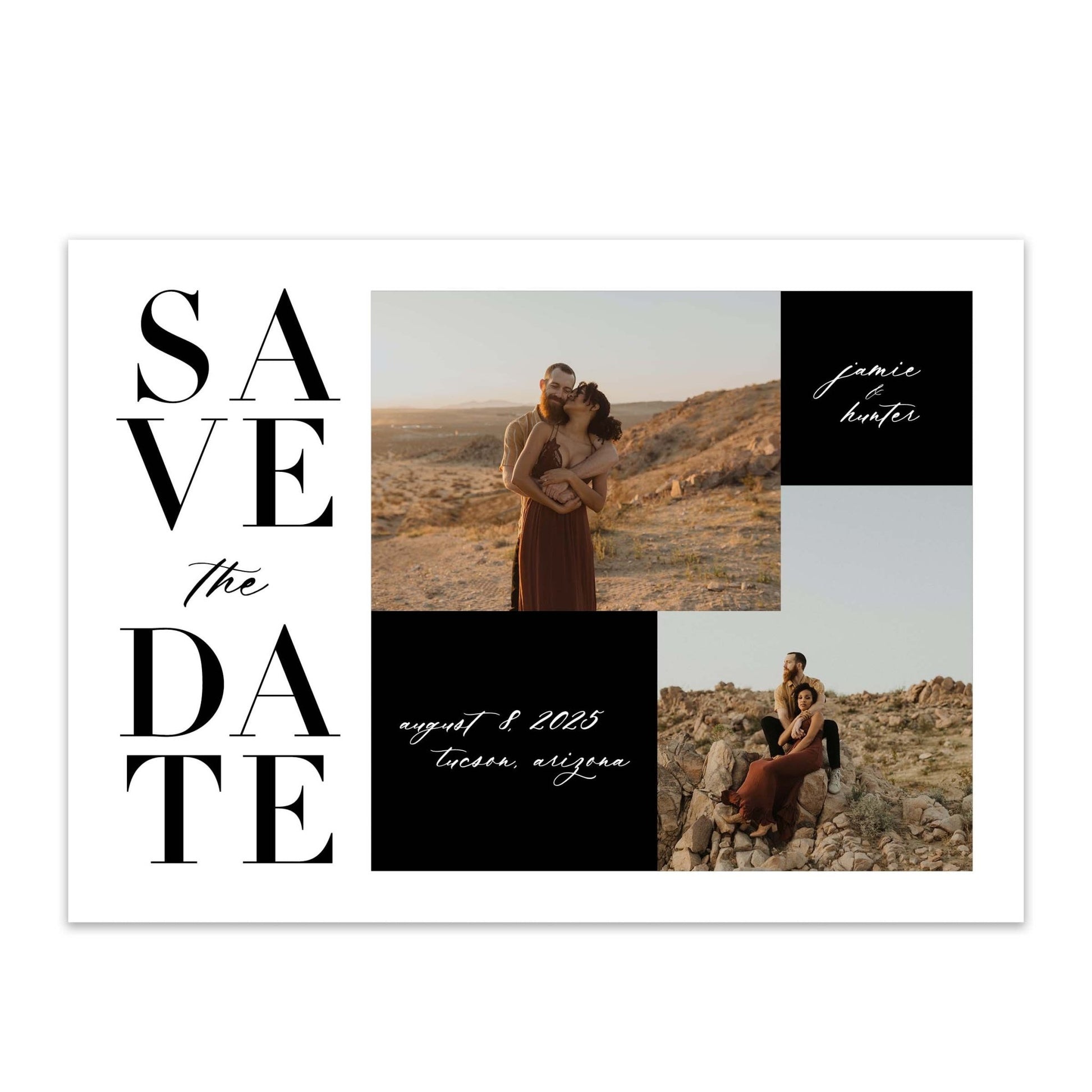 Bold News Save the Dates - Blú Rose