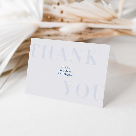 Bold Thank You Card - Blú Rose