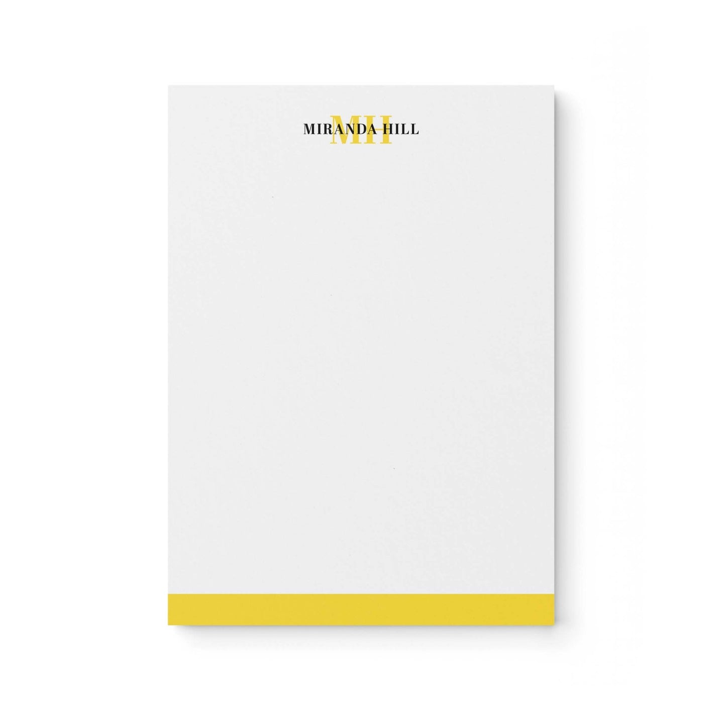 Bottom Color Bar Notepad - Blú Rose