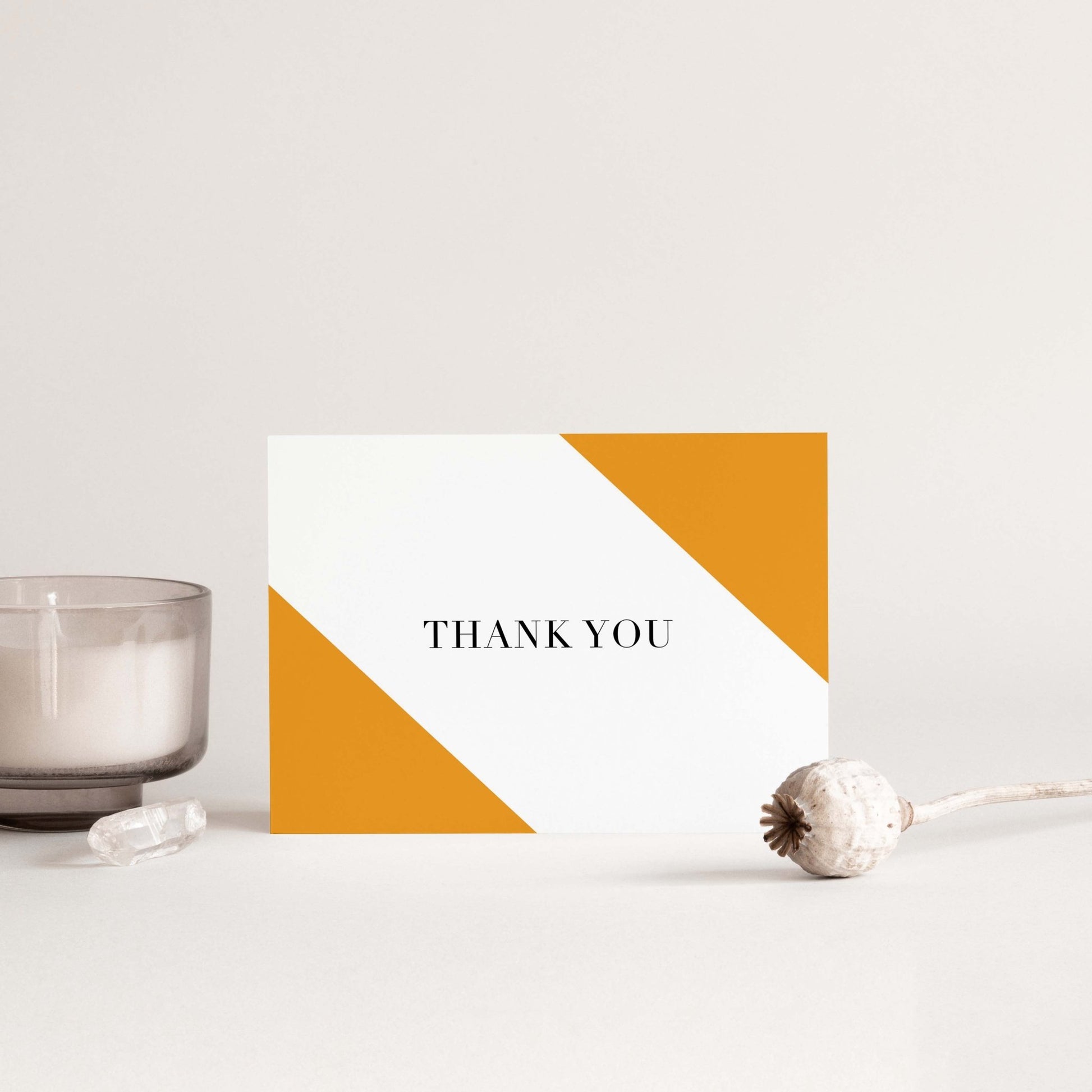 Color Block Thank You Card - Blú Rose