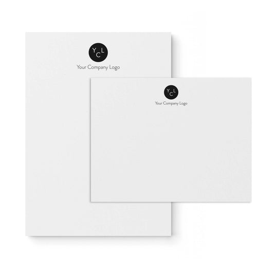 Custom | Add Your Logo Notepad + Notecard Set - Blú Rose