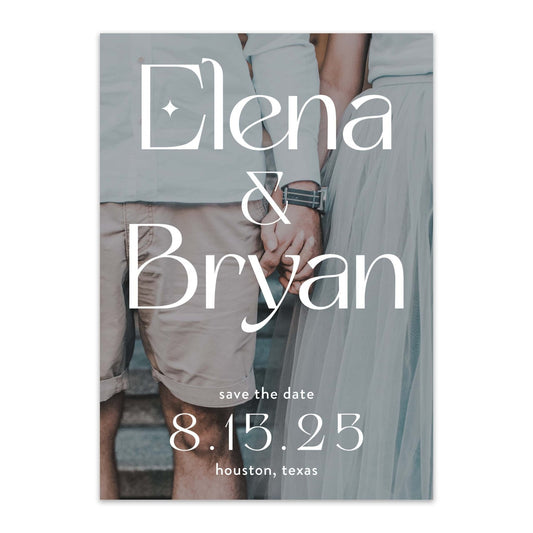 Elena Save the Dates - Blú Rose