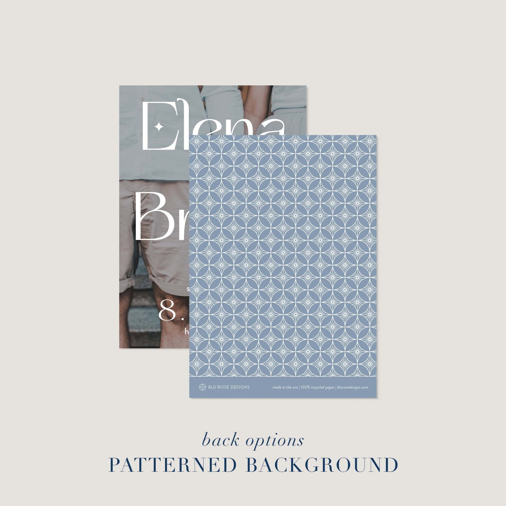 Elena Save the Dates - Blú Rose