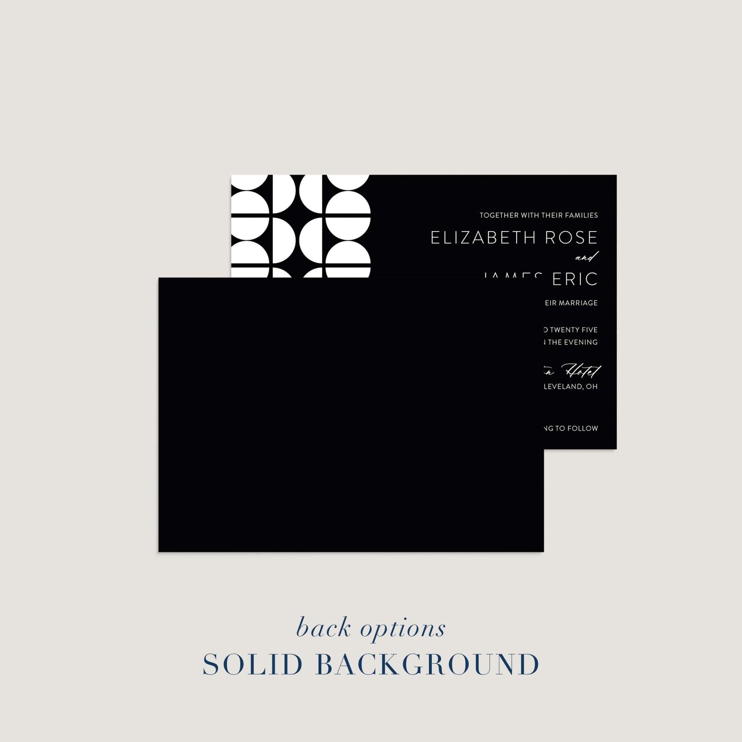 Elizabeth Wedding Invitations - Blú Rose