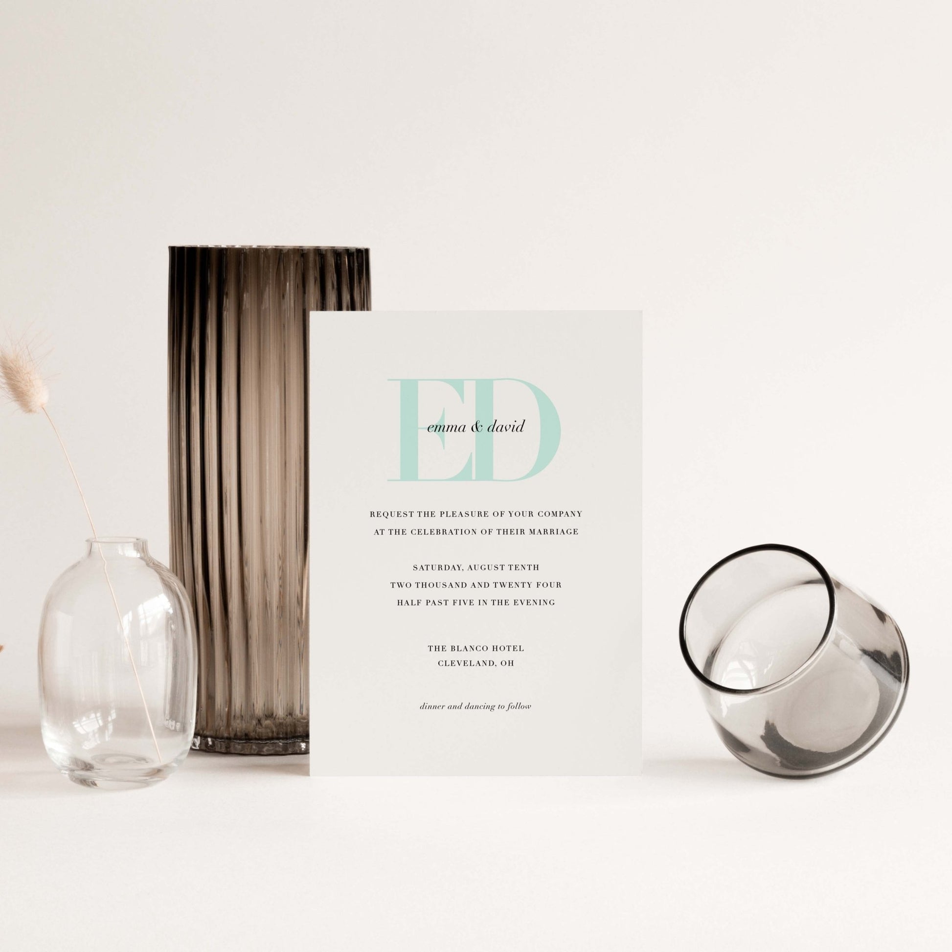 Emma Wedding Invitations - Blú Rose