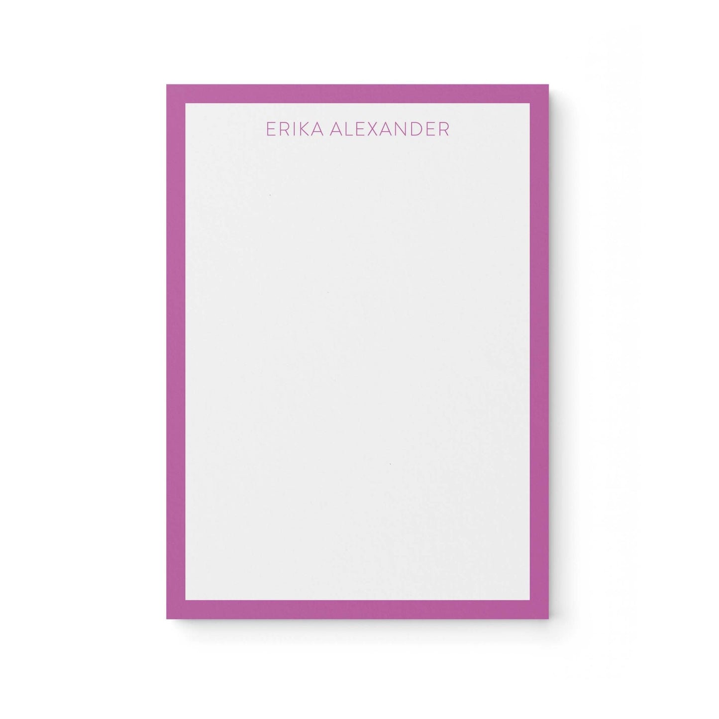 Erika Border Notepad - Blú Rose