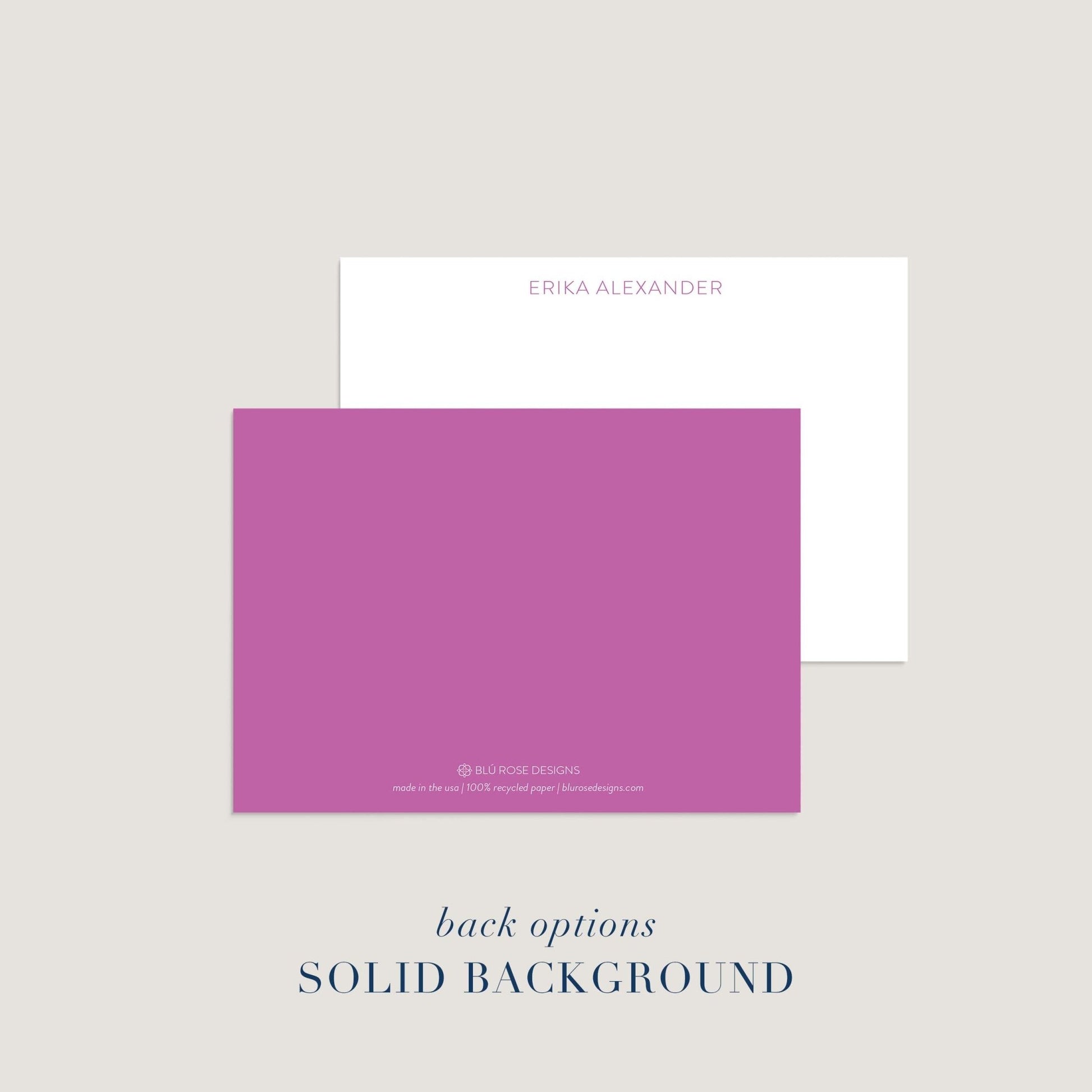 Erika Notepad + Notecard Set - Blú Rose