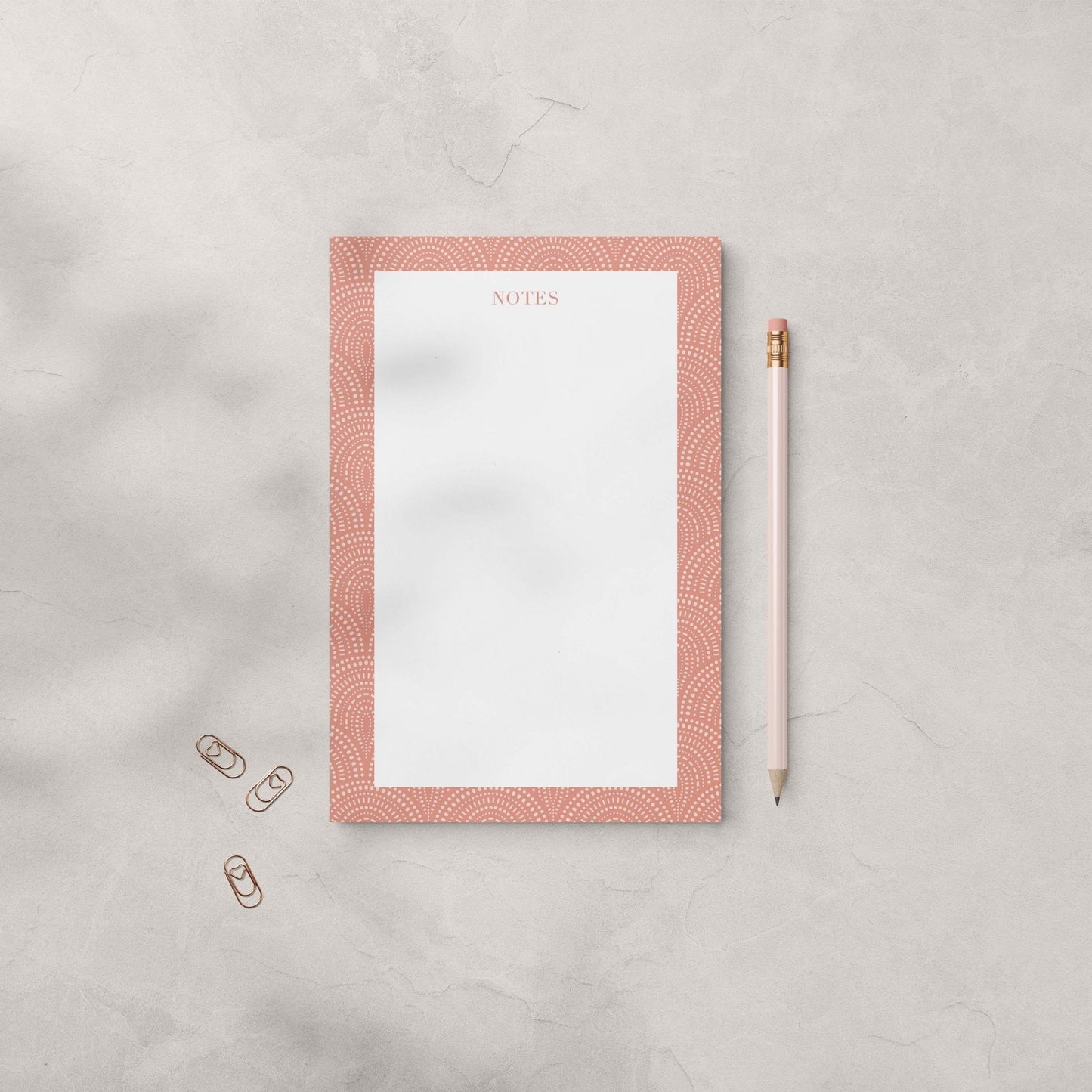 Fancy Arches Notepad - Blú Rose